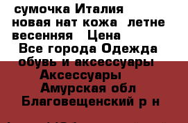 сумочка Италия Terrida  новая нат.кожа  летне -весенняя › Цена ­ 9 000 - Все города Одежда, обувь и аксессуары » Аксессуары   . Амурская обл.,Благовещенский р-н